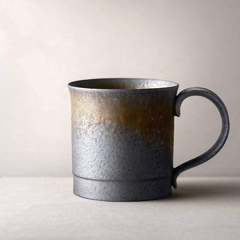 Vintage stoneware coffee cup