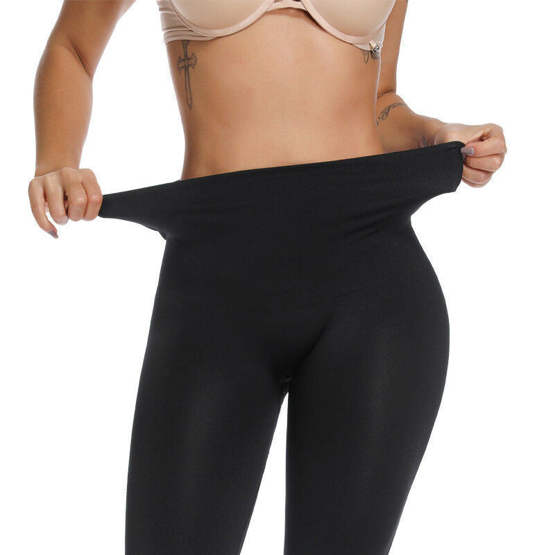 High waist plain leggings