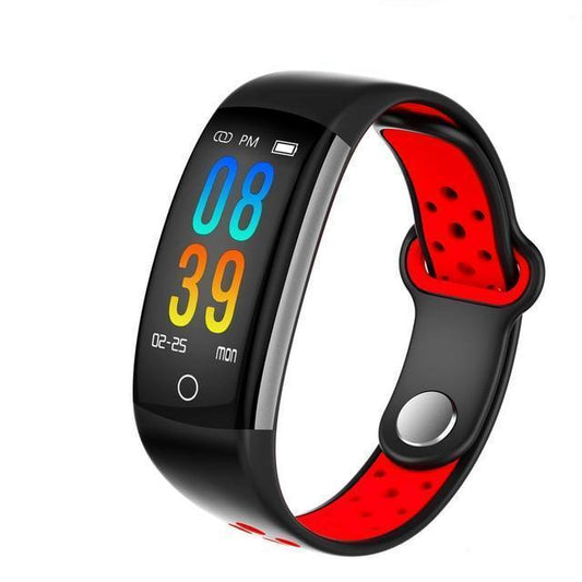 0.96 LCD Q6 Smart Band Heart Rate Monitor Fitness Bracelet IP68 Waterproof Watches Blood Pressure Oxygen Fintess Tracker