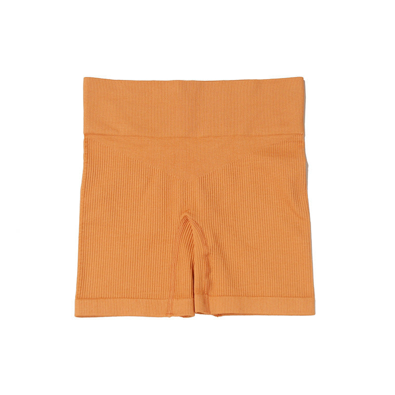 Pure Color Yoga Shorts Plus High-stretch Fitness Pants